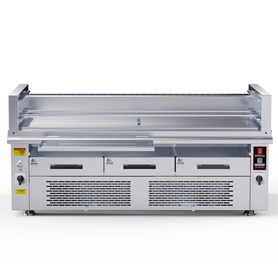 Grill de barbacoa sin humo comercial de 15 kW de alta temperatura