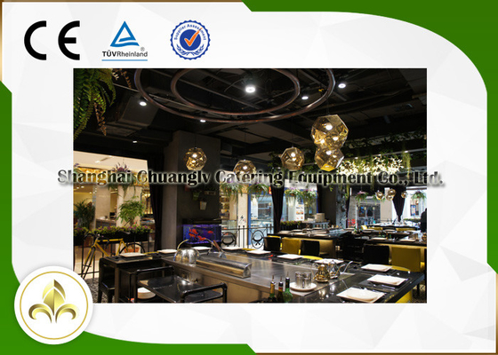 comprar Configuración básica de acero inoxidable de la tabla de la parrilla de Teppan Yaki del filtro online manufacture
