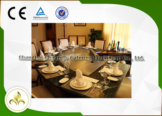 comprar Placa comercial profesional de Teppanyaki del gas, tabla plana de la parrilla del gas de alto horno de once Seat online manufacture