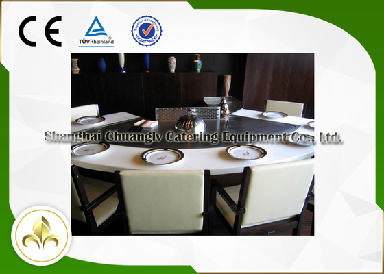 comprar La fan de 9 Seat forma la tabla de la parrilla de Teppanyaki del gas con el sistema del agotamiento/de la purificación online manufacture