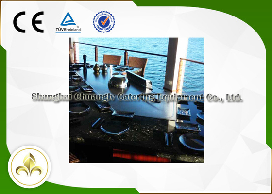 comprar Forma de cocinar japonesa del puente de la tabla de la parrilla electromágnetica de Hibachi para el restaurante/el hotel online manufacture