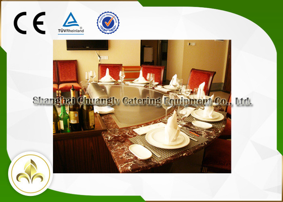 comprar Inducción/parrilla eléctrica 7 Seat R650 de Hibachi del restaurante con el sistema de ventilación online manufacture