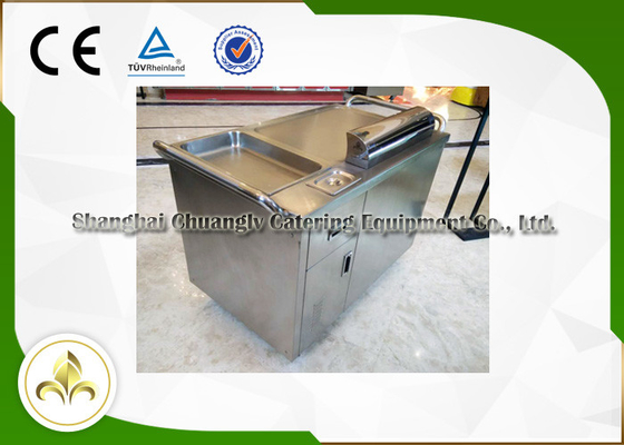 comprar La barbacoa Teppanyaki móvil de S/S asa a la parrilla eficacia alta superior plana al aire libre de la plancha online manufacture
