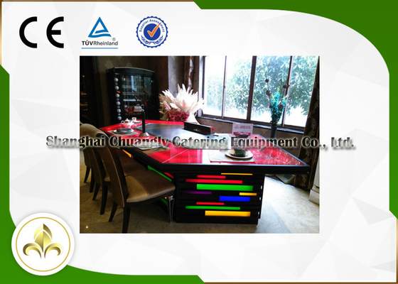 comprar Parrilla de Teppanyaki Hibachi de la luz del arco iris de 11 asientos, placa de acero inoxidable de Teppanyaki online manufacture