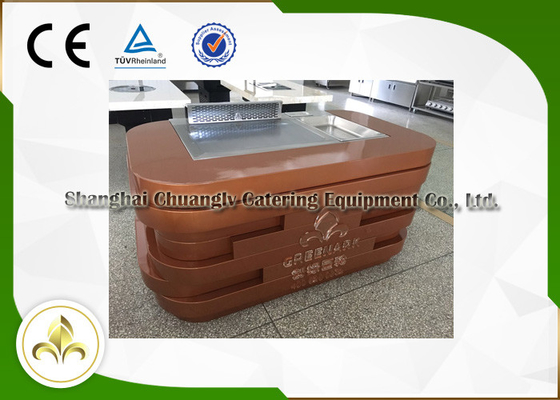 comprar Calefacción de inducción electromágnetica portátil de la tabla de Hibachi de la parrilla móvil de Teppanyaki online manufacture