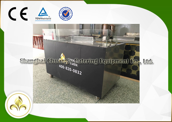 comprar Ventilador incorporado de la parrilla comercial de Hibachi de la placa de Teppanyaki de la inducción online manufacture