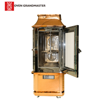 comprar La parrilla caliente del pollo de la ráfaga trabaja a máquina el horno del Rotisserie del pollo del restaurante 17KW online manufacture