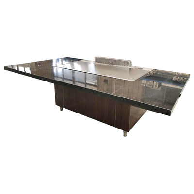 comprar Anuncio publicitario de calefacción eléctrico de la tabla de la parrilla de Teppanyaki del rectángulo 8KW que cocina la máquina online manufacture