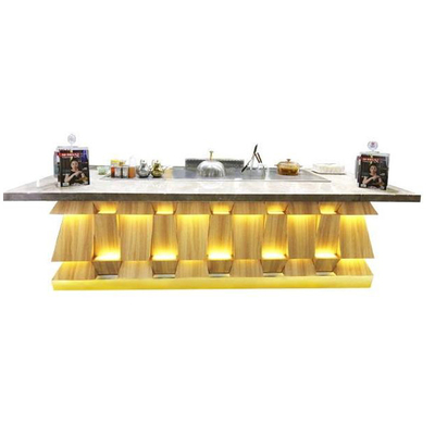 comprar Calefacción electromágnetica 15KW de Teppanyaki del rectángulo de la tabla multifuncional de la parrilla online manufacture