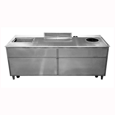 comprar hree-en-uno la alta tabla eficiente multifuncional de la parrilla de Teppanyaki online manufacture