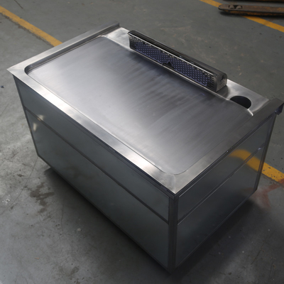 comprar Acero inoxidable 304 Teppanyaki Mesa de parrillado Restaurante Equipo de cocina Fabricación en línea