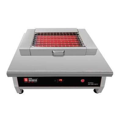comprar parrilla eléctrica de acero inoxidable de la barbacoa 6kw sin humo para el restaurante Fabricación en línea