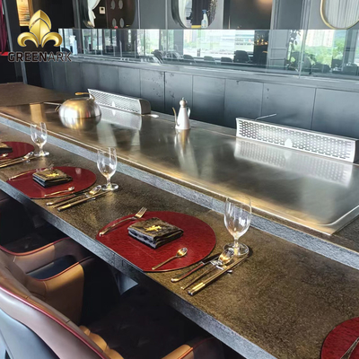 Calidad  Commercial Hibachi Grill with Custom Flat Alloy Steel Surface fábrica