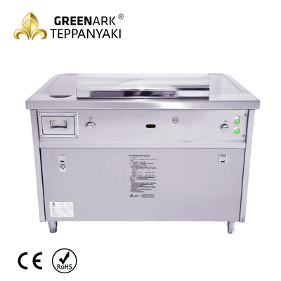comprar 7 asientos Grill eléctrico Teppanyaki Material de acero inoxidable 380v 50hz Para barbacoa online manufacture