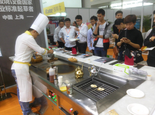 comprar Tabla multifuncional de la parrilla de Combi Teppanyaki con la estufa de la sopa y la parrilla de la barbacoa Fabricación en línea