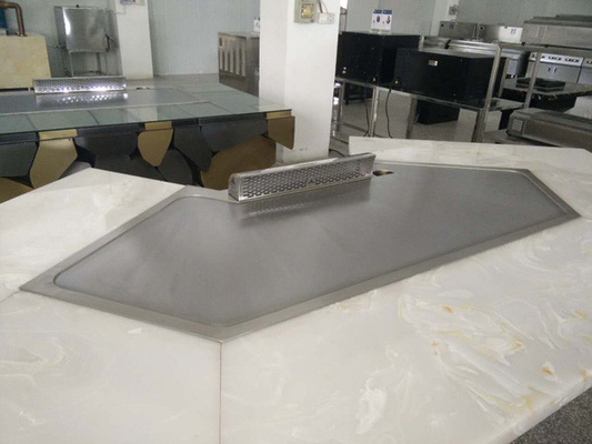 comprar Parrilla japonesa de acero inoxidable 2300*960*800m m de Teppanyaki de la calefacción del LPG de 11 asientos online manufacture
