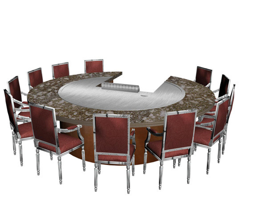 comprar El círculo de acero inoxidable de la forma del círculo de 12 asientos forma la tabla japonesa de Teppanyaki online manufacture