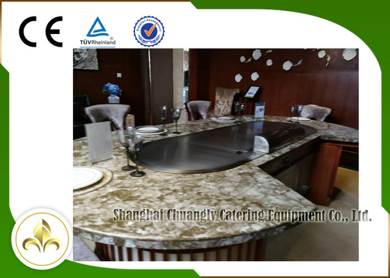 comprar 10 asientos LPG que calientan la parte superior japonesa de la tabla de la parrilla de Teppanyaki o abajo del agotamiento online manufacture