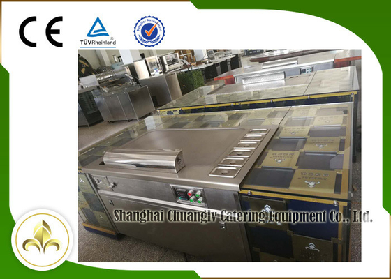 comprar 10 asientos Electromagnatic o forma japonesa del rectángulo de la tabla de la parrilla de Teppanyaki de la calefacción de inducción online manufacture