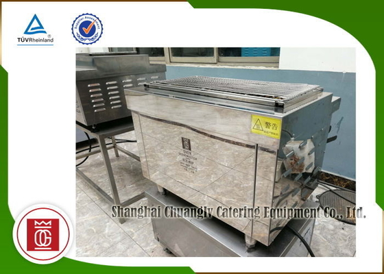 comprar La barbacoa comercial de acero inoxidable eléctrica asa a la parrilla la sobremesa con el gabinete Fabricación en línea