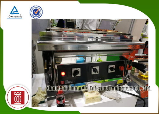 comprar Plaza al aire libre de la comida de la barbacoa de la parrilla del restaurante comercial eléctrico de la sobremesa Fabricación en línea