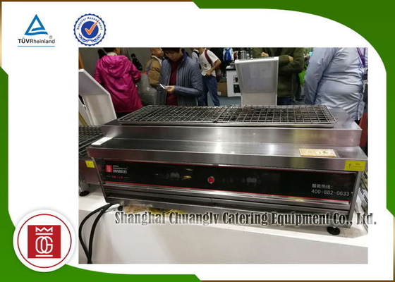 comprar La barbacoa comercial modificada para requisitos particulares de la cabina de madera asa a la parrilla al aire libre interior de la sobremesa eléctrica Fabricación en línea