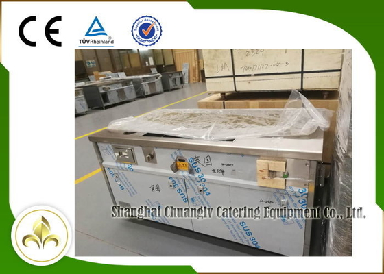 comprar Humo del rectángulo de la tabla de la parrilla de Teppanyaki del gas natural abajo del acero inoxidable CSA del extractor online manufacture