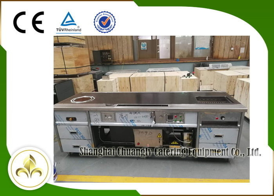 comprar Barbacoa funcional multi de la estufa de la sopa del rectángulo de la tabla de la parrilla de Eletromagnetic Teppanyaki online manufacture