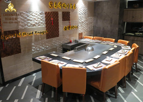 comprar El arco forma la tabla electromágnetica de Hibachi del purificador del humo de la parrilla de Teppanyaki online manufacture