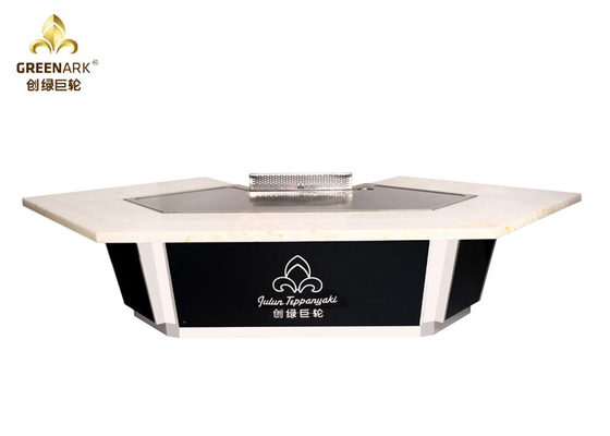 comprar Parrilla japonesa de Seat Hibachi del cuadro 11 de la parrilla de Teppanyaki de la sobremesa de mármol blanca online manufacture
