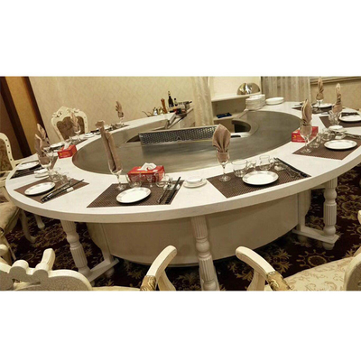 comprar Inducción del círculo/tabla eléctrica de la parrilla de Hibachi para la configuración básica del restaurante online manufacture