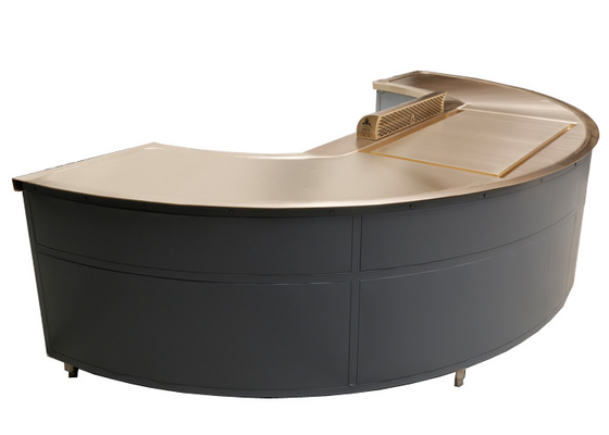 comprar Semi circunde la tabla de la parrilla de Teppanyaki modificó la calefacción de gas para requisitos particulares de cobre pura online manufacture