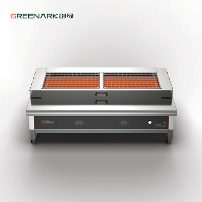 comprar Fabrica directa 500C Grill comercial CE ISO9001 Certificado zonas independientes fácil de limpiar online manufacture