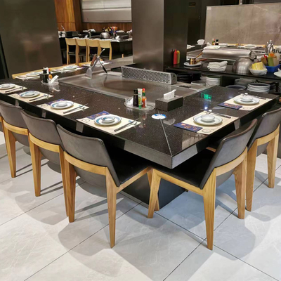comprar Stainless Steel Teppanyaki Grill Table 2400x850x800mm 8kW Fabricación en línea