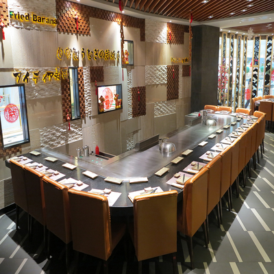 comprar Mesa de parrilla Teppanyaki comercial de acero aleado de 20 mm 8000W Fabricación en línea