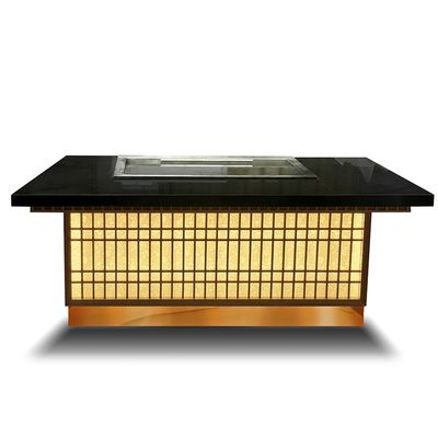 comprar Commercial Teppanyaki Grill Table 8000W Electric 20mm Alloy Steel Fabricación en línea