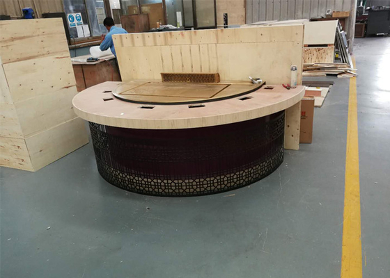 comprar Parrilla japonesa de Teppanyaki del restaurante con semi la decoración de la sobremesa del círculo online manufacture