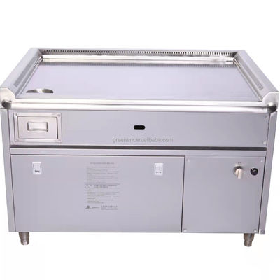 comprar Rectangular Teppanyaki Grill Table with 20mm Thick Heating Plate and 600x400mm Cook Area Fabricación en línea
