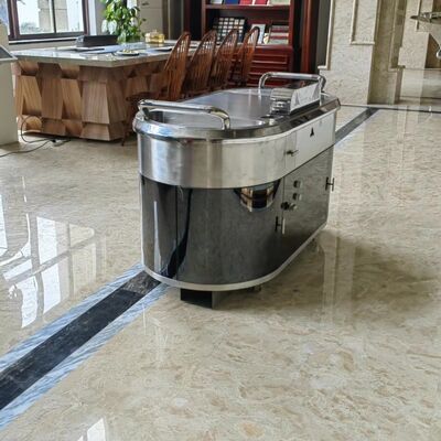comprar Parrilla Teppanyaki Móvil de 8KW, Japonesa, Eléctrica, Hibachi, para Hoteles/Restaurantes Fabricación en línea