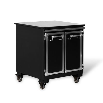 comprar Grill comercial español de hierro de barbacoa horno de carbón de doble piso con acero inoxidable 304 y gabinete de fondo Fabricación en línea