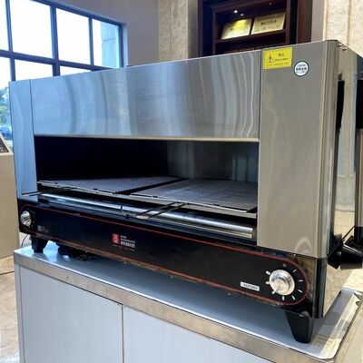 comprar 9Grill de salamandra eléctrico de acero inoxidable de 6 kW con altura de rejilla ajustable para asado comercial Fabricación en línea