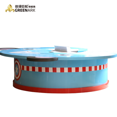comprar Calefacción de inducción de la tabla de la parrilla de Teppanyaki del rectángulo con el purificador del humo online manufacture