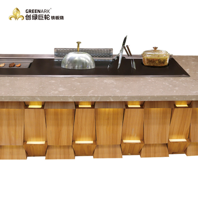 comprar Longitud de la calefacción de inducción de la tabla de la parrilla de Teppanyaki del rectángulo 2400m m online manufacture