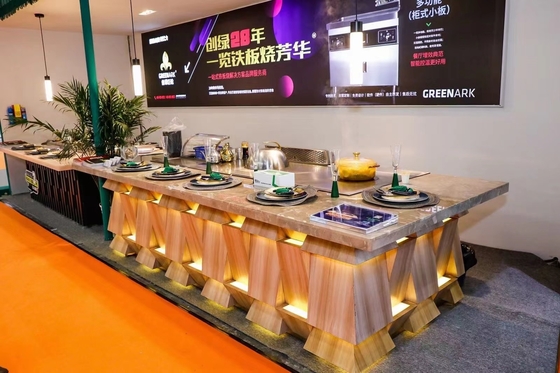 comprar Calefacción de inducción de acero inoxidable de la parrilla de la tabla de Teppanyaki de la barbacoa online manufacture