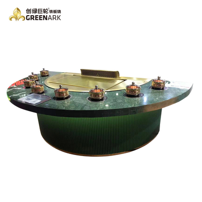 comprar Parrilla electromágnetica de acero inoxidable de Teppanyaki Hibachi para la cocina comercial online manufacture