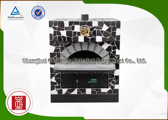 Horno profesional de Lava Rock Rectangle Italy Pizza, horno italiano Z1-4-1 de la pizza del gas