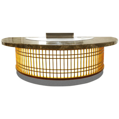 Grill de Teppanyaki de 7 asientos con muebles de lujo