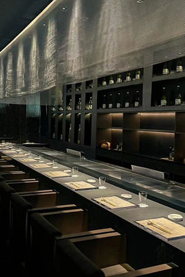 Parrilla Teppanyaki interior para 7-12 asientos