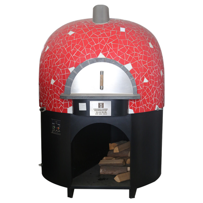 Horno italiano comercial de la pizza del fuego de madera