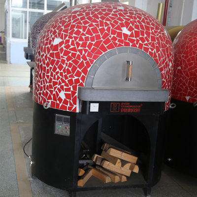 Restaurante industrial redondo Horno de pizza de fuego de madera 1200 mm / 1400 mm / 1600 mm